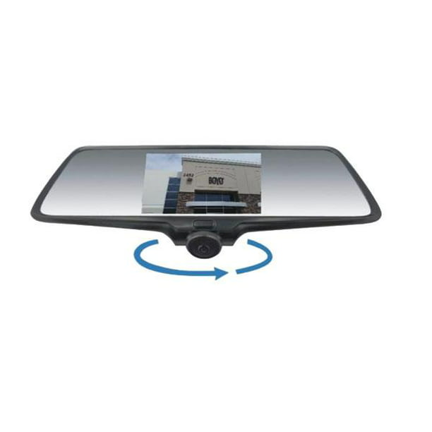 5 BOYO VTR50M Mirror Monitor DVR with 360Degree Front & Back-Up Camera 